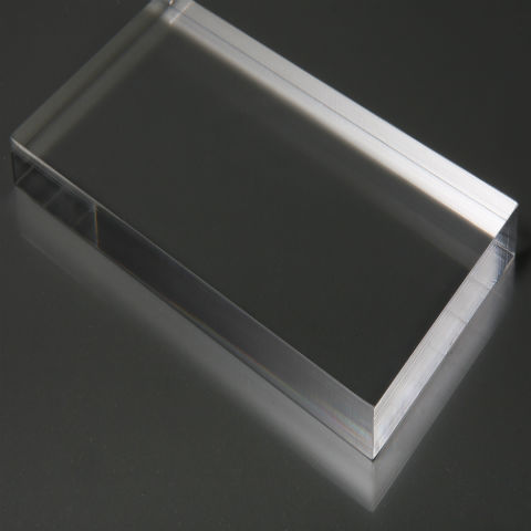 Plastic glass sale block